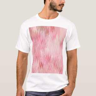 Camiseta Resumen Ilustracion de fondo de mosaico rosa