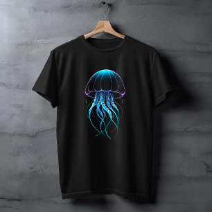 Camiseta Resumen Ilustracion de medusas