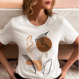 Camiseta Resumen Ilustracion de Mujeres Boho , bohemio