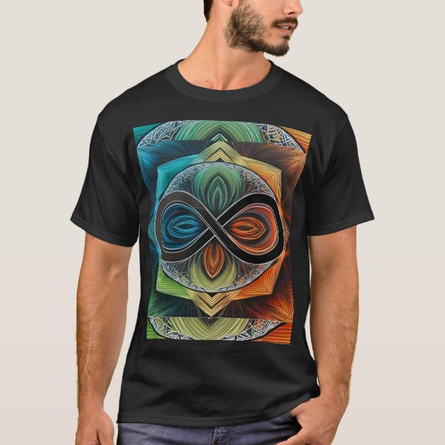 Camiseta Resumen infinito de la máscara tribal africana de  (Anverso)