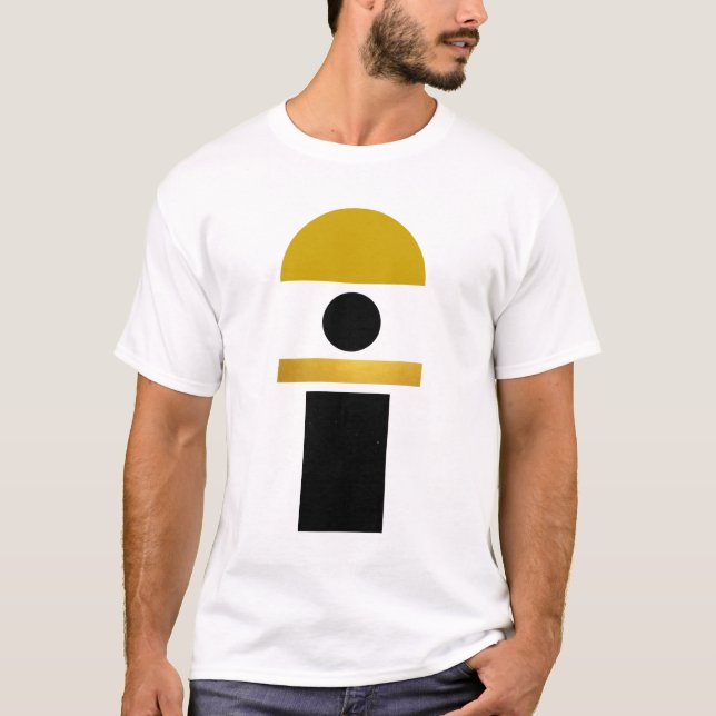 Camiseta Resumen Las Formas De Boho Modernas (Anverso)