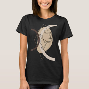 Camiseta Resumen Las Formas Geométricas Minimalistas A