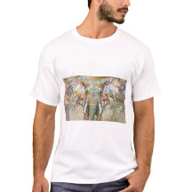 Resumen Majestad: Vibrante obra de arte de elefant