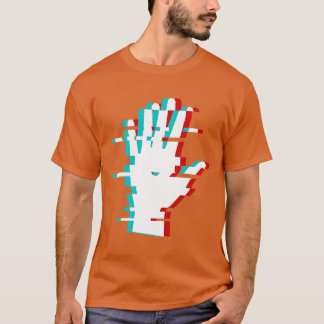 Camiseta Resumen mano Minimalista 3D