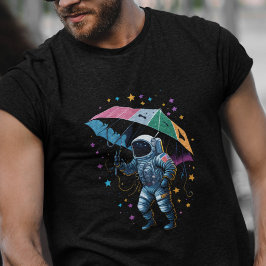 Camiseta Resumen meteorológico espacial astronauta estrella