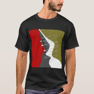 Camiseta Resumen, moderno, creativo, Cojín decorativo de la