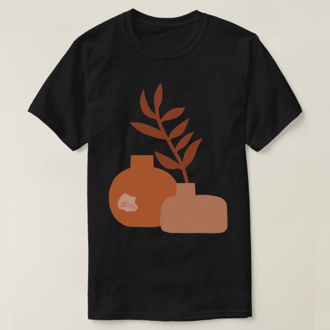 Camiseta Resumen moderno de la luna de postre Boho PrintVer (Diseño del anverso)