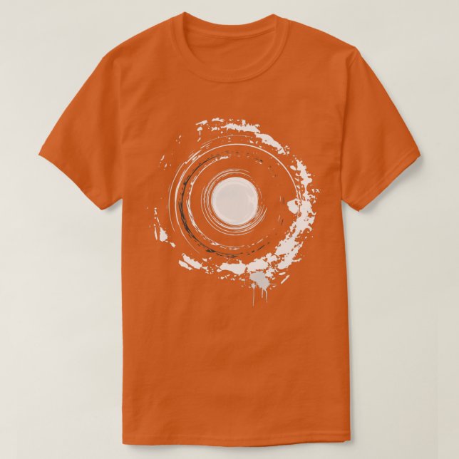 Camiseta Resumen Motivo de arte lunar (Diseño del anverso)