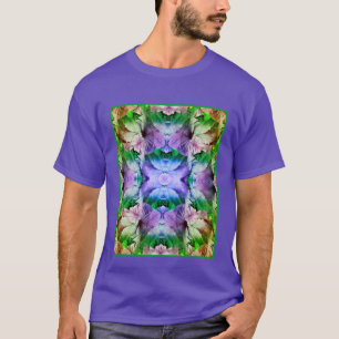 Camiseta Resumen Multiplicado de Flor de Hibiscus