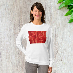 Camiseta Resumen Músculo Mujeres De Larga Manga