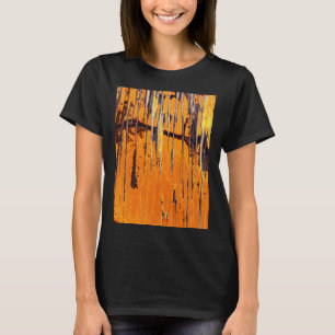 Camiseta Resumen Naranja de fotografía orgánica Boat Hull S