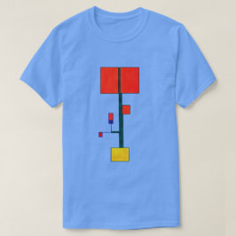 Camiseta Resumen Nuevo estilo Mondriano impresión de arte