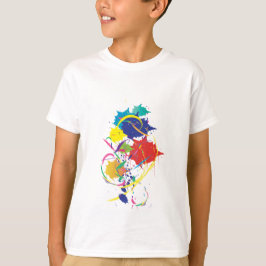 Camiseta Resumen Paint Splatter Art Modern Guay.ai