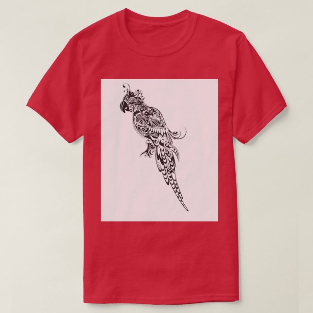Camiseta Resumen Parrot Silhouette (Diseño del anverso)