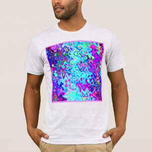 Camiseta Resumen Patrón Diseño expresivo vibrante