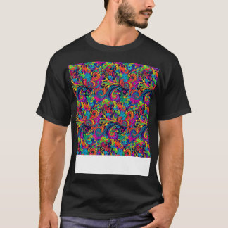 Camiseta Resumen Patrón sin costura Líneas geométricas Form