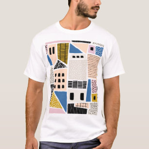 Camiseta Resumen sin costura de las casas