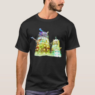 Camiseta Resumen verde Tee oscuro