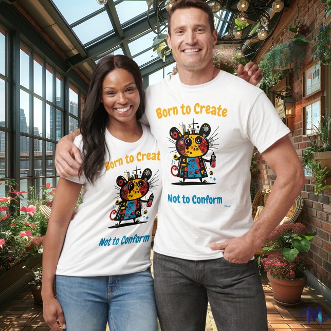 Camiseta Resumen Vibrante Graffiti Mouse T-Shirt (Subido por el creador)