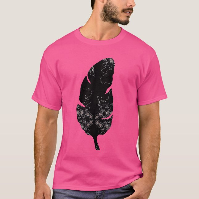 Camiseta Resurgimiento de la selva tropical: Arte de hoja b (Anverso)