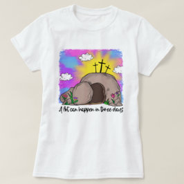 Camiseta Resurrección cristiana de Pascua para mujeres