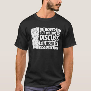 Camiseta Resurrección Cristiana Jesús Biblia Católica Crist