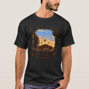 Camiseta Resurrección Cruz Dominical de Jesucristo Vacío a