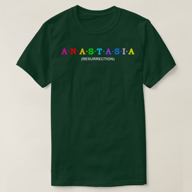 Camiseta Resurrección de la anastasia (Diseño del anverso)