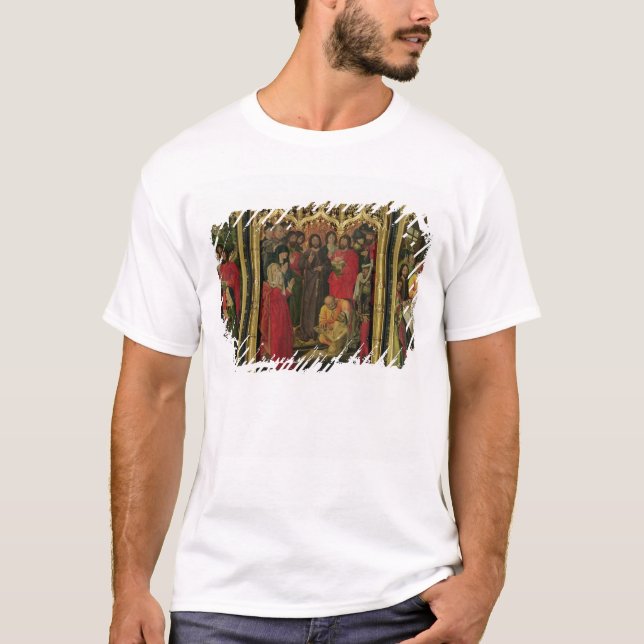 Camiseta Resurrección del tríptico de Lazarus; El aumento (Anverso)