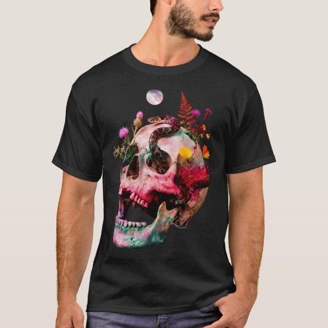 Camiseta Resurrección floral (Anverso)