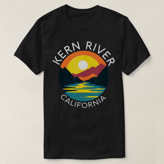 Camiseta Ret de Kernville River California Sequoia Forest (Diseño del anverso)
