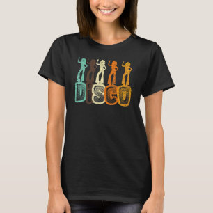 Camiseta Ret del bailarín bailarín bailarín musical disco d