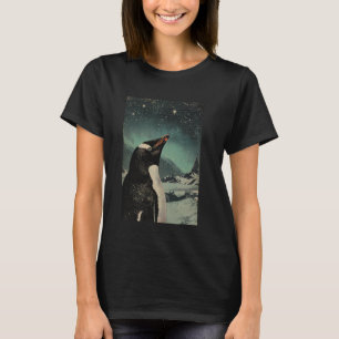 Camiseta Ret gráfico de arte pingüino Inspirador lindo