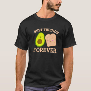 Camiseta Retador de aguacate Desayuno divertido Mejor Amigo