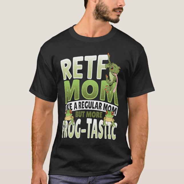 Camiseta RETF Mom Red Eyed Tree Frog Mama (Anverso)