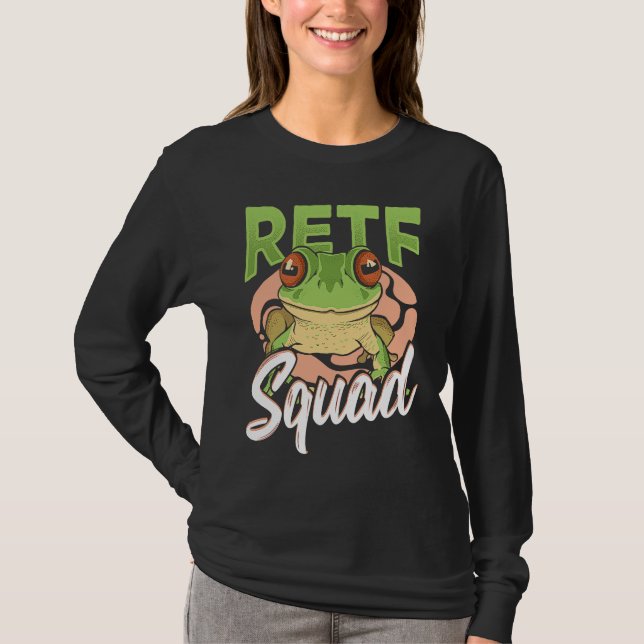 Camiseta RETF Squad Red Eyed Tree Frog (Anverso)