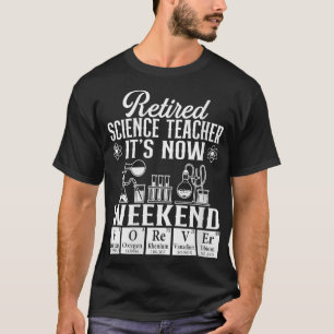 Camiseta Reti escolar de fin de semana de profesor de cienc