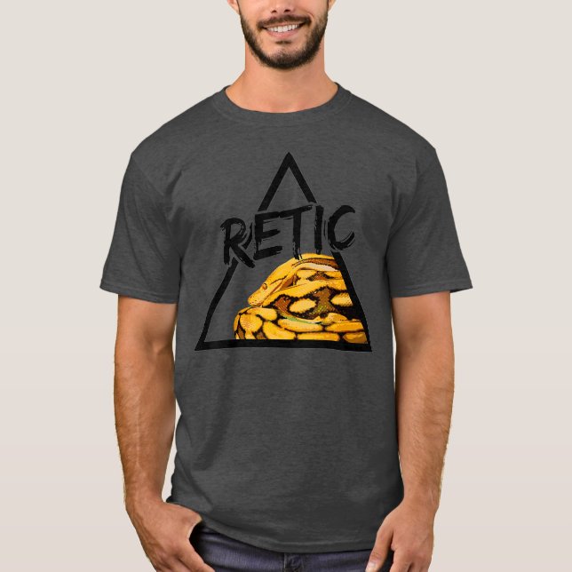 Camiseta Retic Reticulated Python Snake Keeper (Anverso)