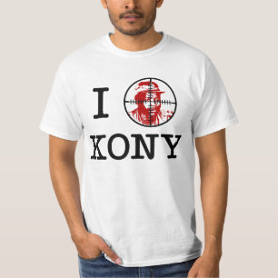 Camiseta Retículos 2012 de la blanco de Kony José Kony