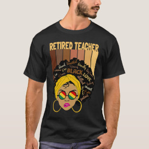 Camiseta Retir mes de historia negra de profesor afro intel