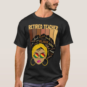 Camiseta Retir mes de historia negra de profesor afro intel