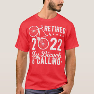 Camiseta Retirada 2022 Mi Bicicleta Llama Ciclismo De Bicic