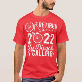 Camiseta Retirada 2022 Mi Bicicleta Llama Ciclismo De Bicic