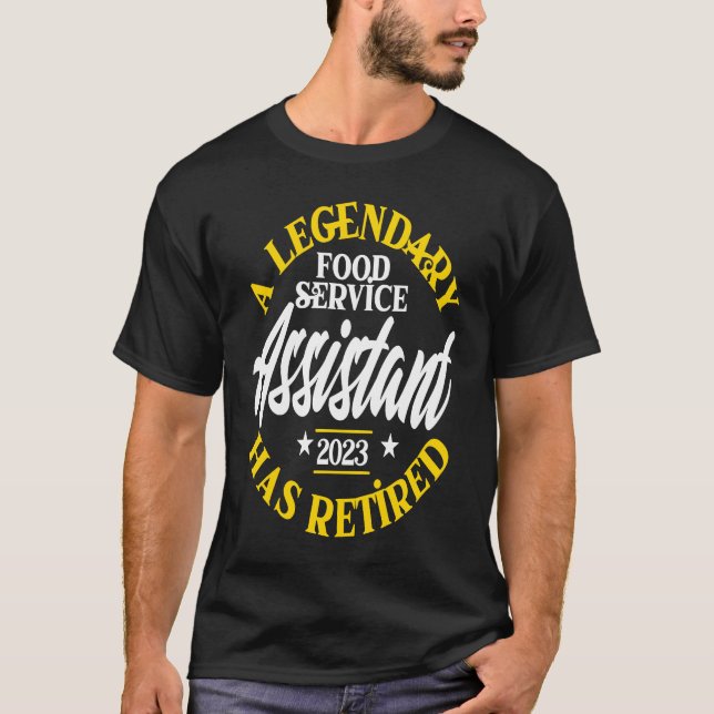 Camiseta Retirada 2023 de un legendario auxiliar de servici