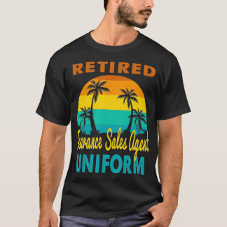 Camiseta Retirada Agente de ventas de seguros Uniforme Ret