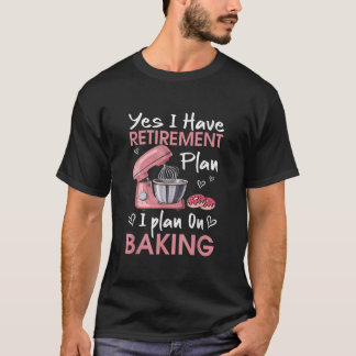 Camiseta Retirada Baker Baking Retirement Gire Bakin