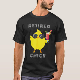 Camiseta Retirada Chick Graciosa Retirada Parte De Retiro D