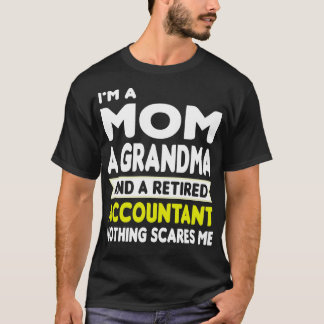 Camiseta Retirada Contable Abuela Graciosa Jubilación Cpa
