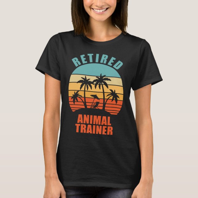 Camiseta Retirada de entrenador animal (Anverso)