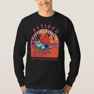 Camiseta Retirada de Jubilación de Vintage Manager de Siste